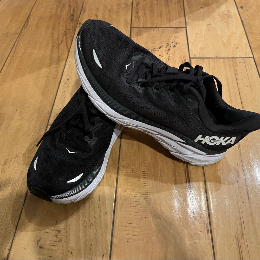 HOKA ONE ONE Clifton 8 Women's Running Shoes - Size 7. Good condition.